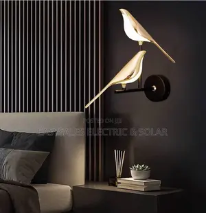 Nordic Golden Bird LED Wall Lights