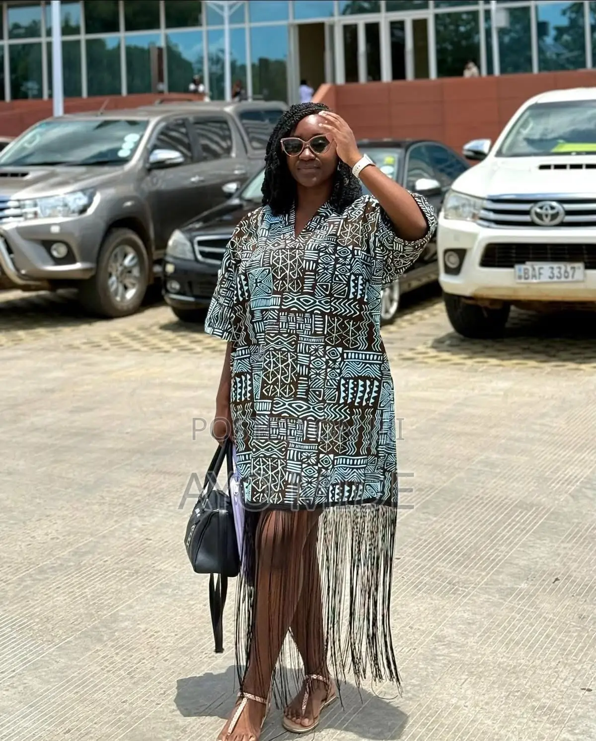 Ankara Bubu Gown/Mix With Aso Oke