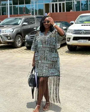 Ankara Bubu Gown/Mix With Aso Oke