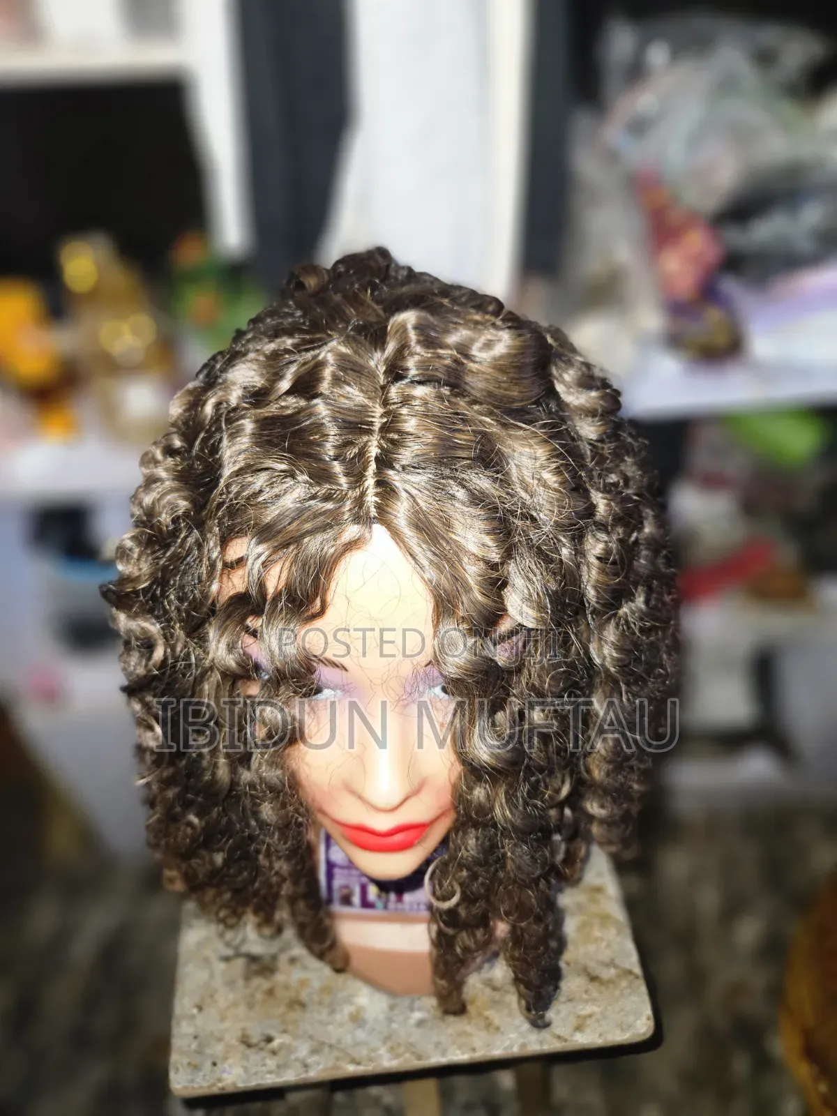 Synthetic Curls Wig.