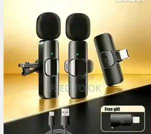 JBF Basix Wireless Lavalier Microphone for iPhone Android USB-C Microp