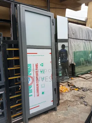 Frozen Aluminum Door