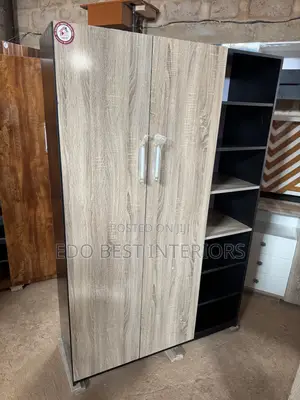 Two Doors Wardrobe With Shoe Rack
