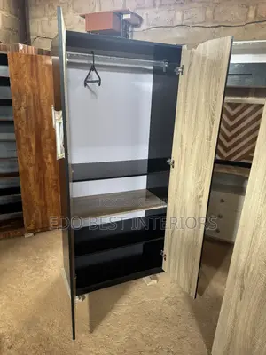 Two Doors Wardrobe With Shoe Rack