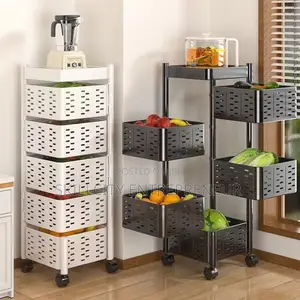 5-Tier Rolling Storage Rack