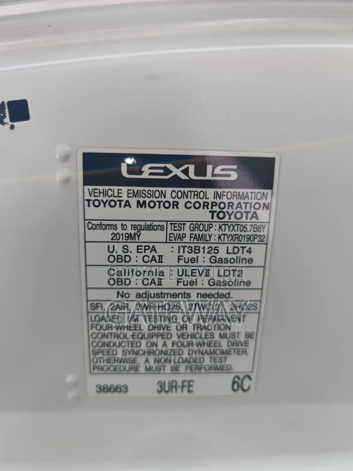 Lexus LX 2019 White