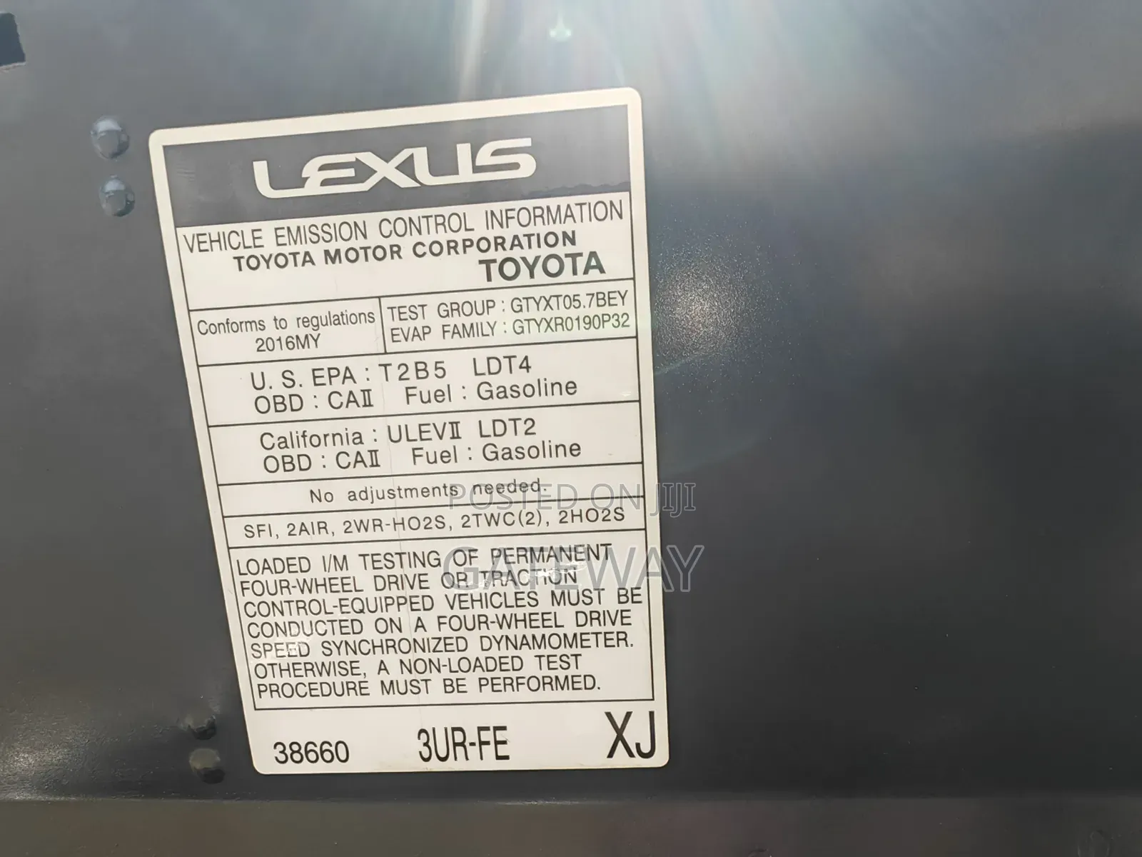 Lexus LX 2016 Black