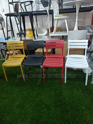 Modern Outdoor Slatted Chair – Garden Patio Dining Chair