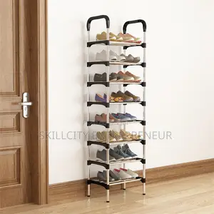 Multi-Layer Shoe Rack With Handrail