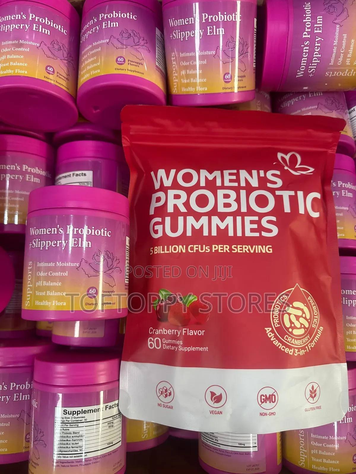 Women's Probiotics Gummies+ Slippery Elms Combo