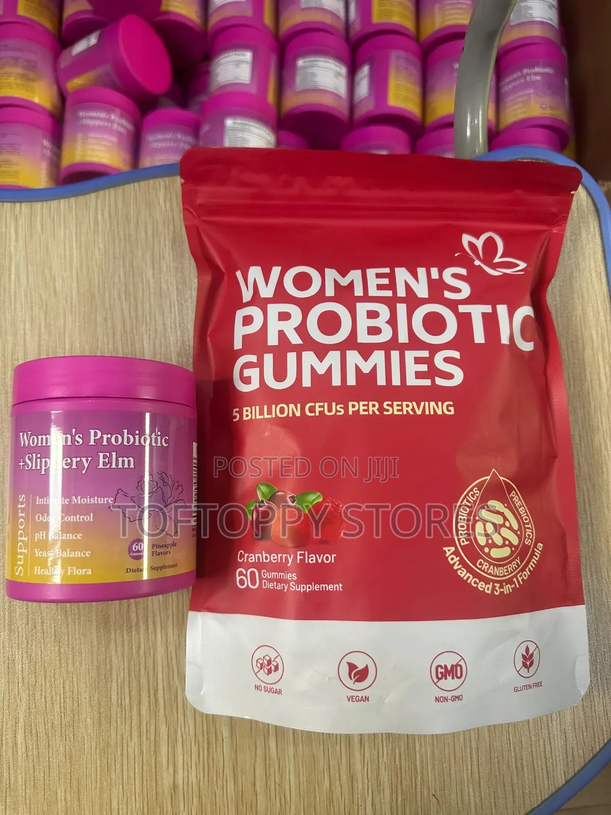Women's Probiotics Gummies+ Slippery Elms Combo