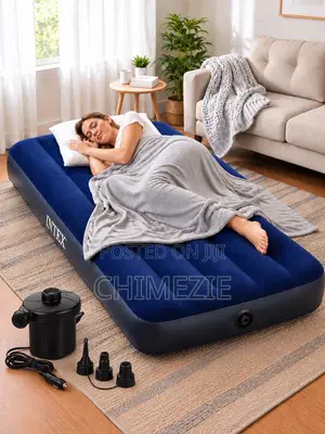 Inflatable Extra Comfort Single Size With Electric Pump 3 X 6 X 10”