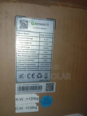 16kwh -51.2v Growatt Lithium Batteries
