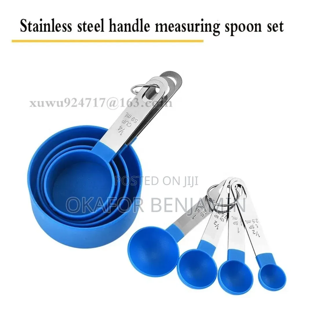 8pcs Quality Measuring Spoon Cup With Stainless Handle