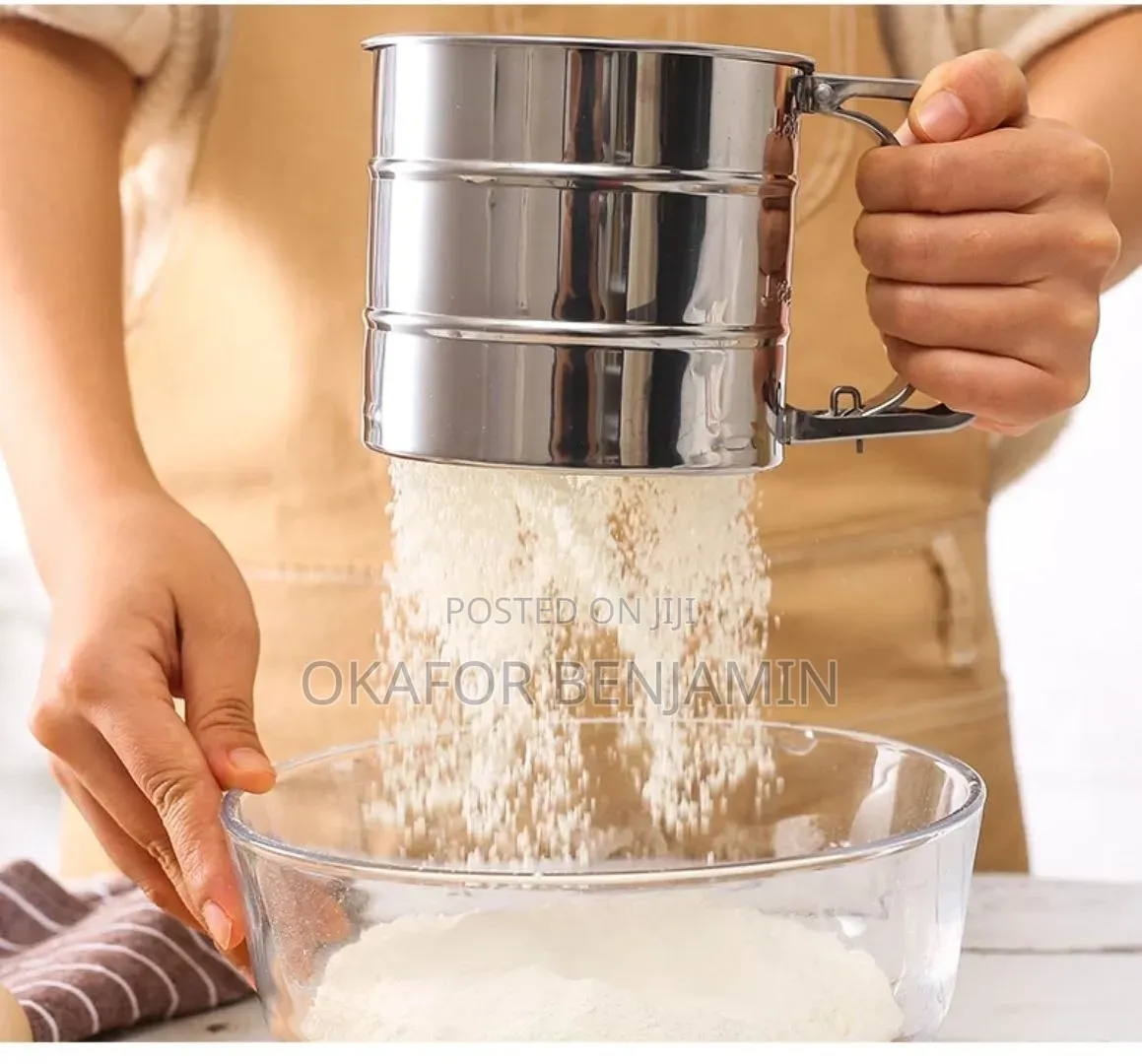 High Quality Stainless Steel Handle Flour Sifter