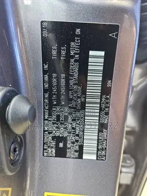 Toyota Highlander XLE 4x2 V6 (3.5L 6cyl 8A) 2018 Gray