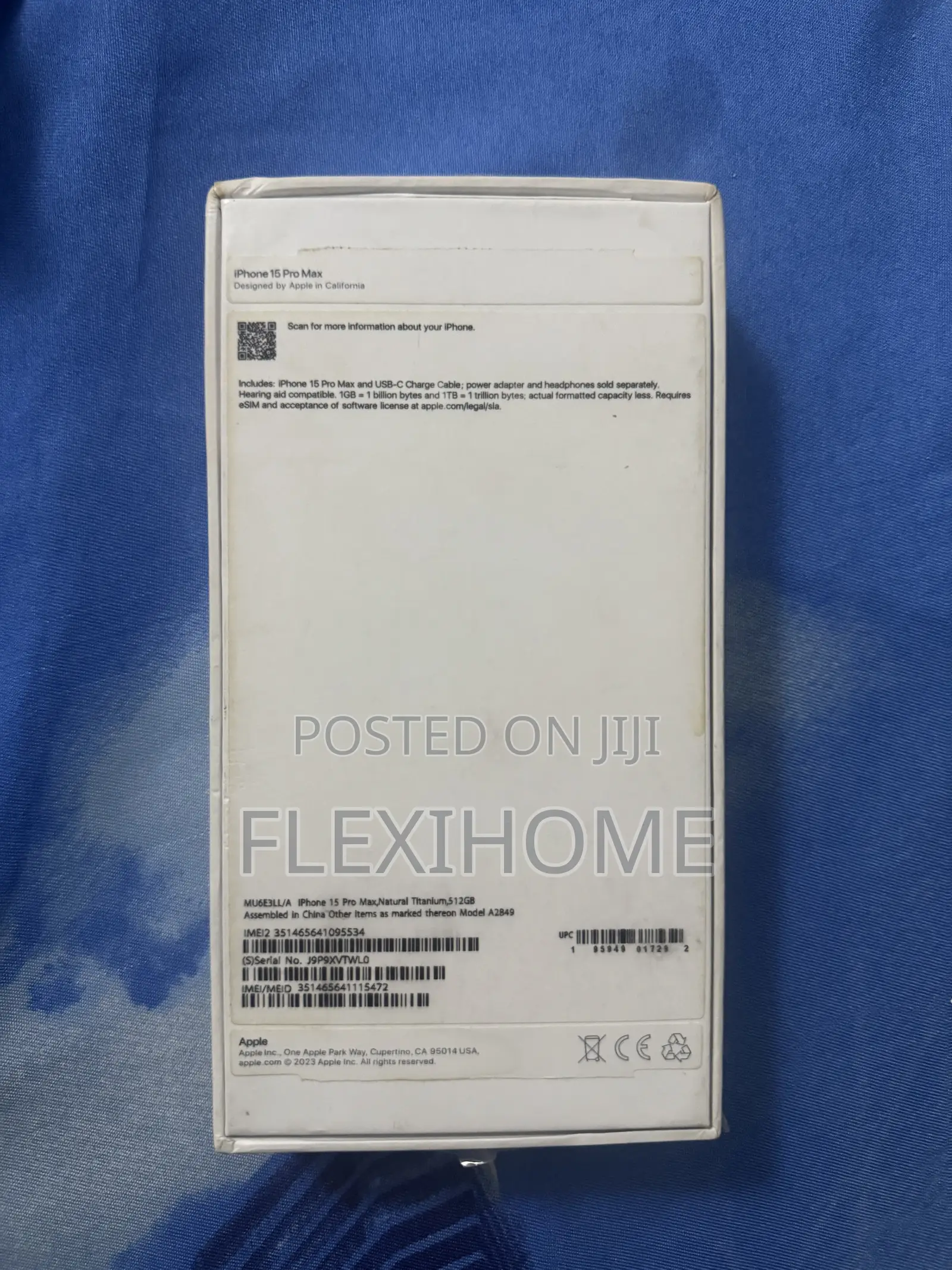 Apple iPhone 15 Pro Max 512 GB Gray