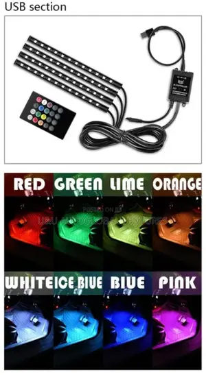 App Remote Control Ambient Leg Light With Multiple Colours