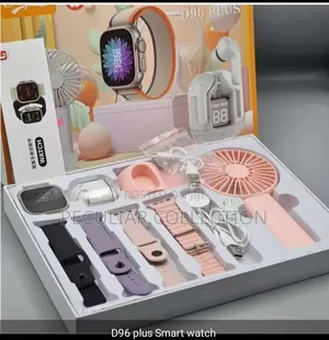 Get the D96 Smartwatch + Wireless Earbuds + Mini Hand Fan + 4 Strips