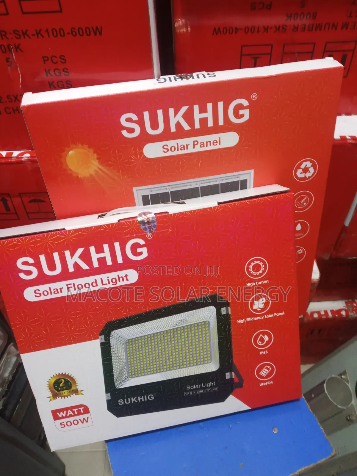 500w Suking Lithuim Battery Solar Street Light