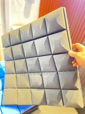 Acoustic Soundproofing Foam Grey Color - (Park of 10pcs)