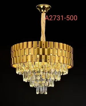 Luxury Crystal Gold Chaindaliers Ceiling Light