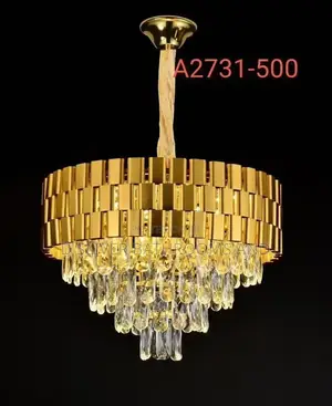 Luxury Crystal Gold Chaindaliers Ceiling Light