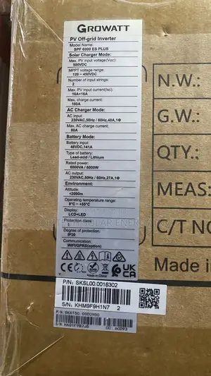 6KVA 48V Hybrid Solar Inverter