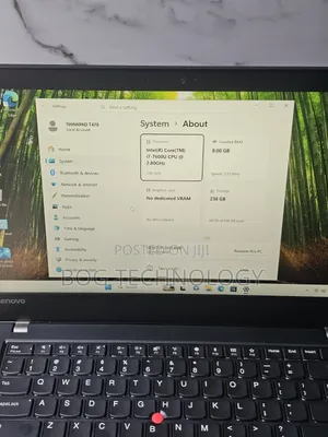Laptop Lenovo ThinkPad T470 8GB Intel Core i7 SSD 256GB