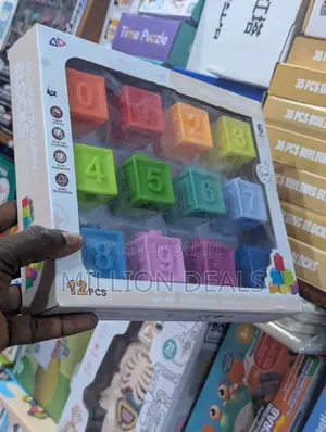 12pieces Soft Building Blocks 6 Mnth+