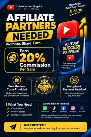 Affiliate Partners Needed Urgently