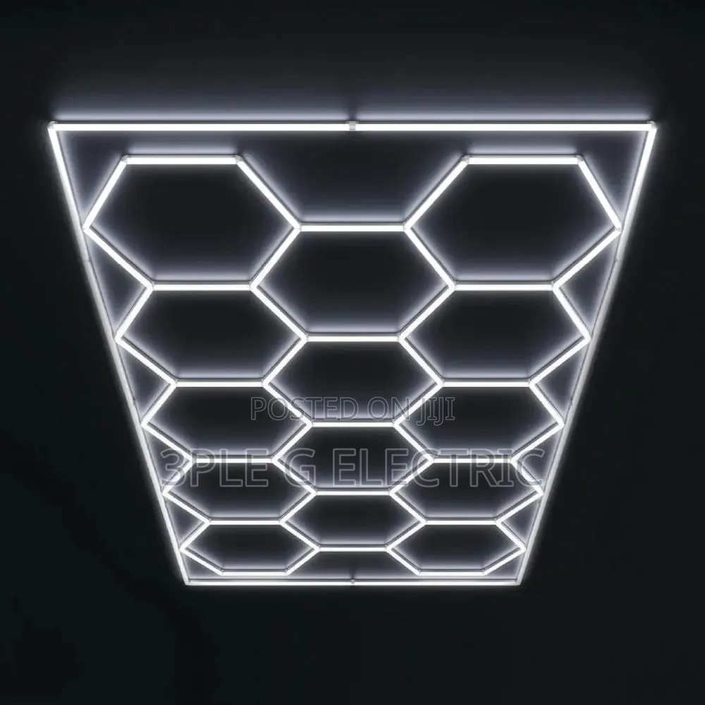 14 Set With Outside Line Hexagon Light