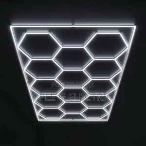 14 Set With Outside Line Hexagon Light