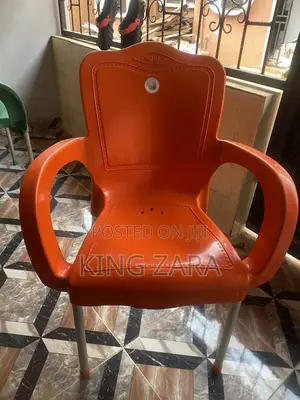 Plastic Chair With Iron Legs