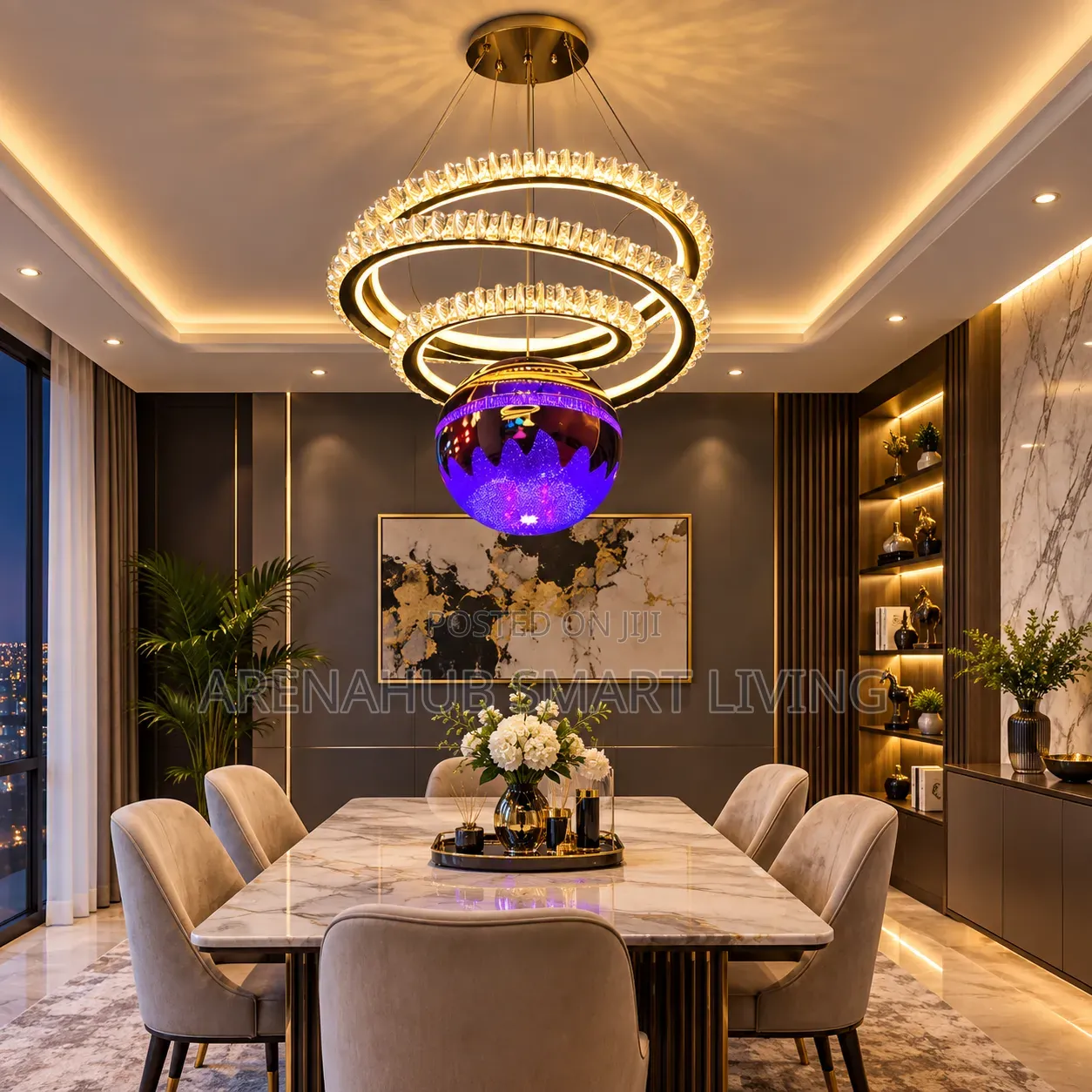 Modern Design Minimalist Home Decor LED Lights Living Rooms Bedrooms