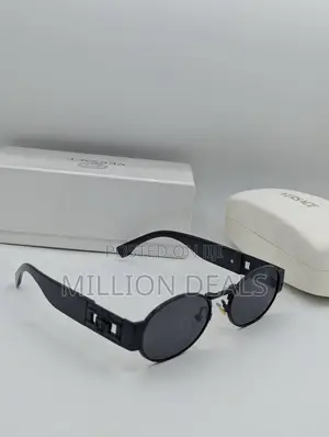Elite Black Oval Men Stylish Sunglasses