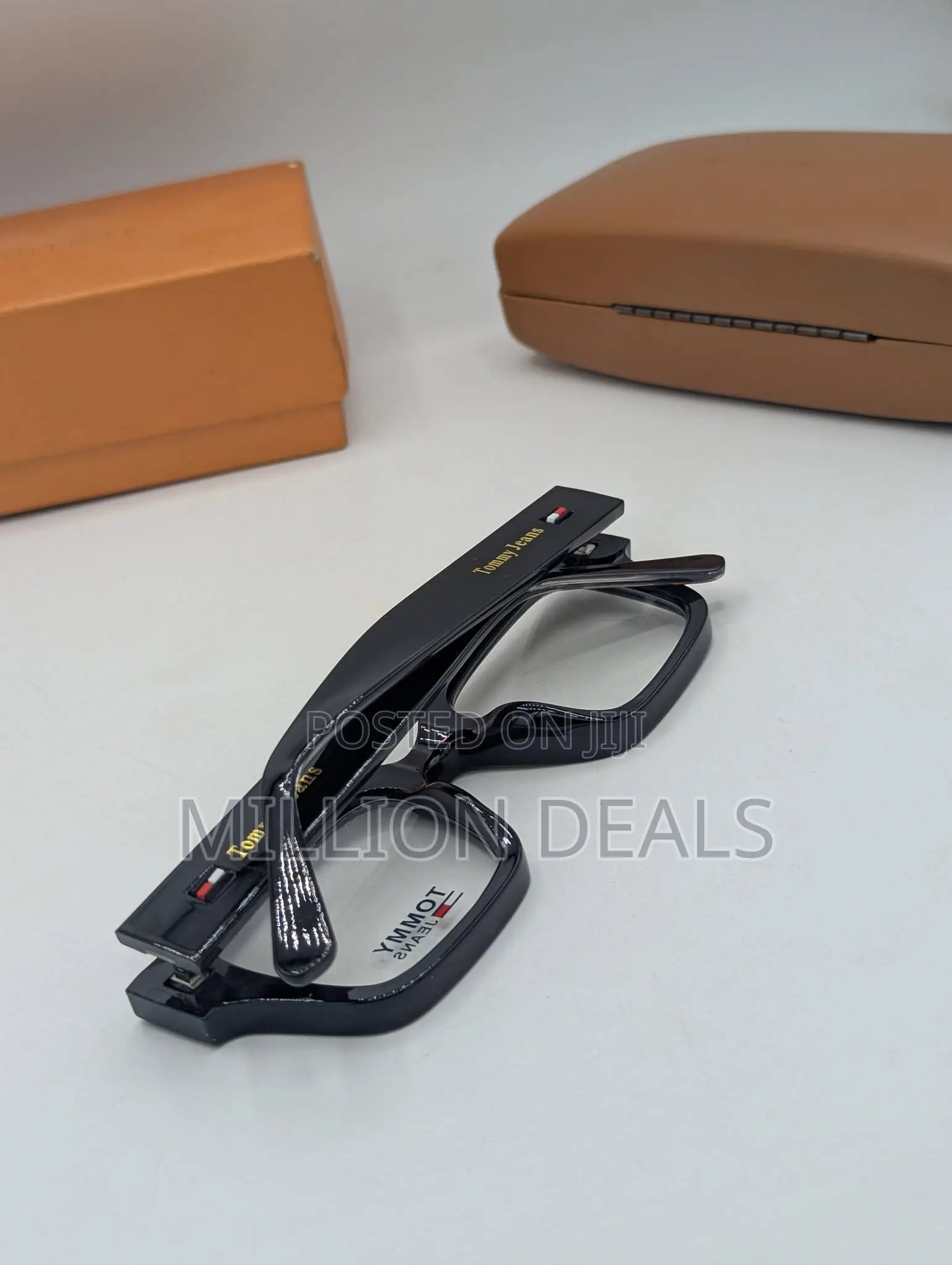 See Through Square Men Stylish Glasses