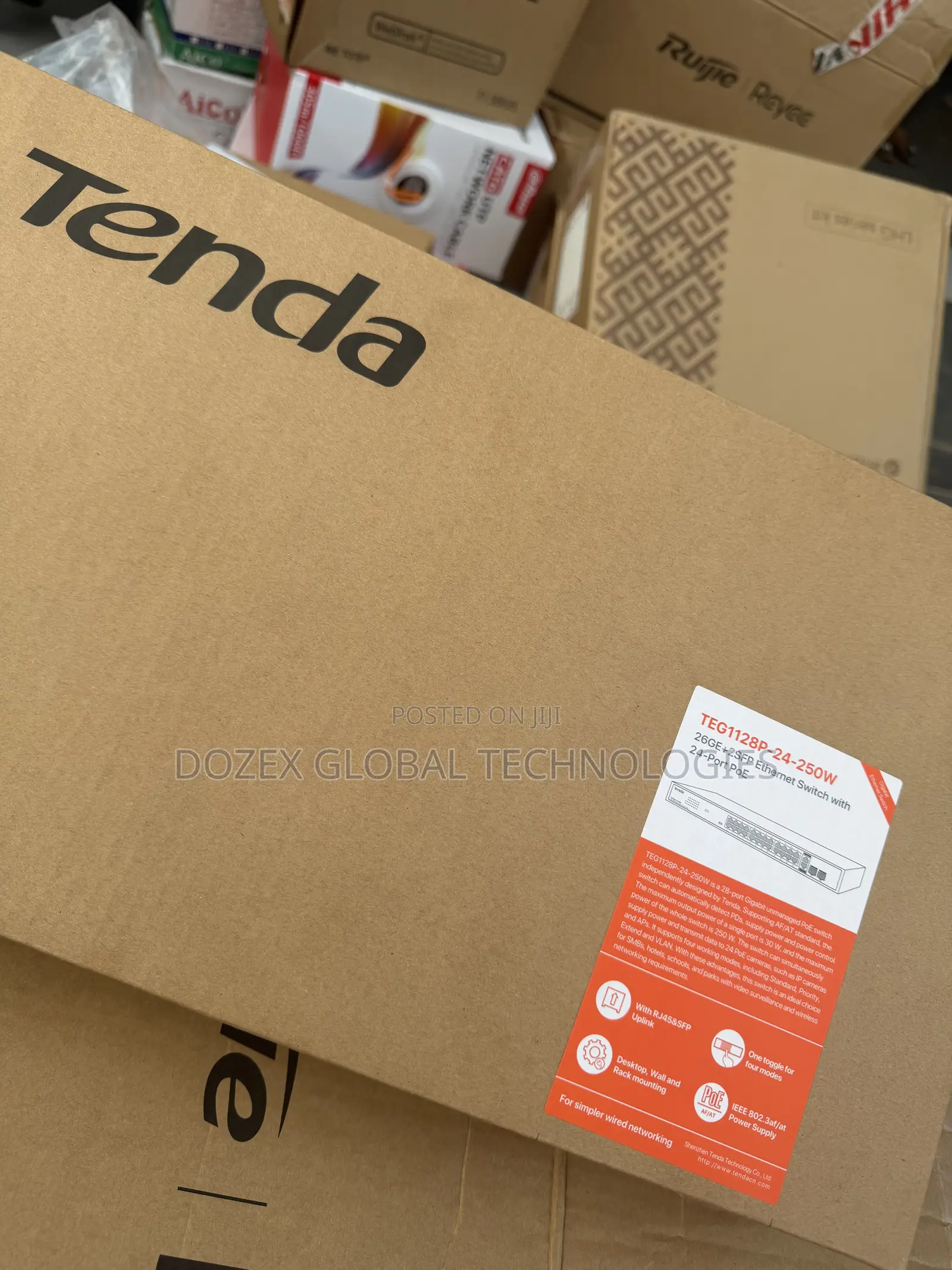 Tenda 24 Ports Gigabits and Poe Switch