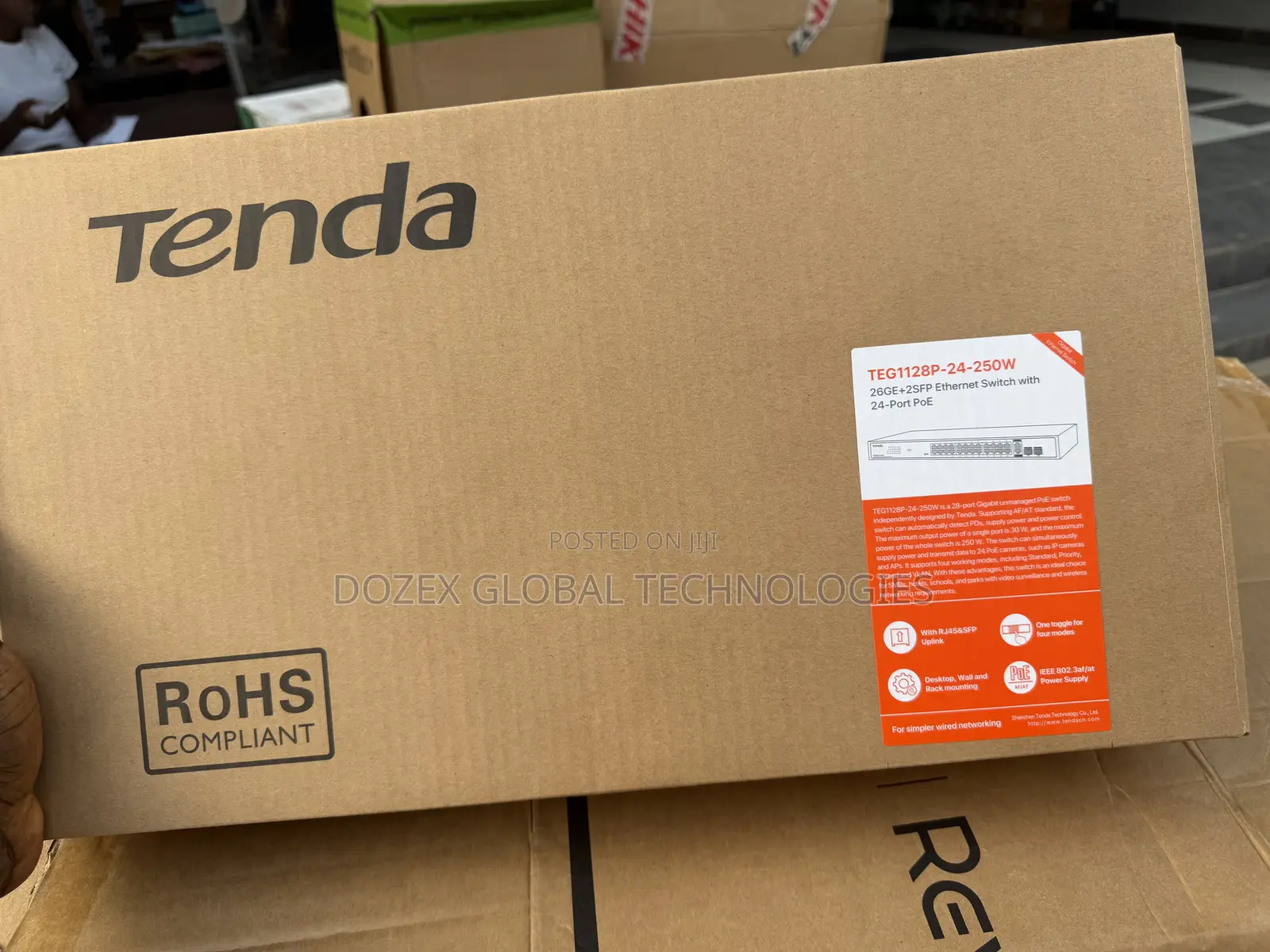 Tenda 24 Ports Gigabits and Poe Switch