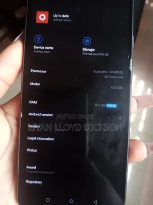 OnePlus Nord 256 GB Black