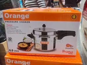 Quality 6ltrs ORANGE Pressure Cooker