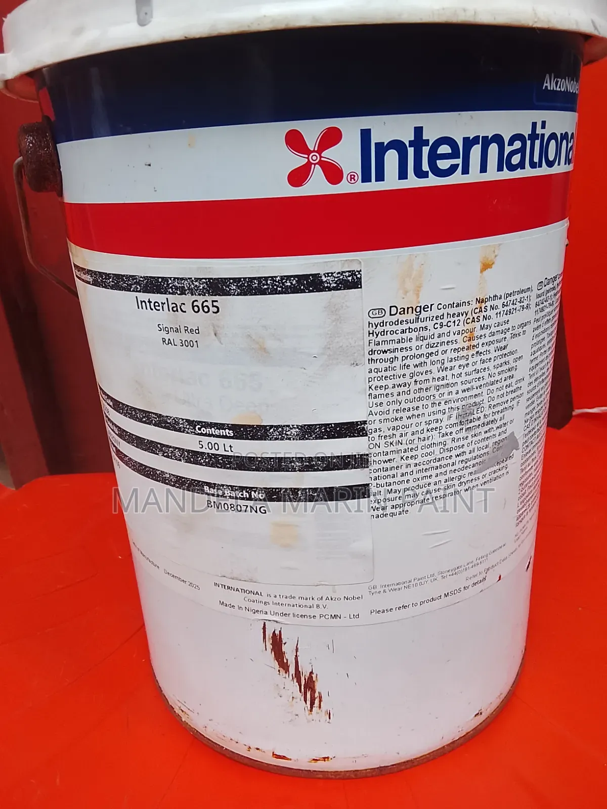 Interlac 665 Signal Red