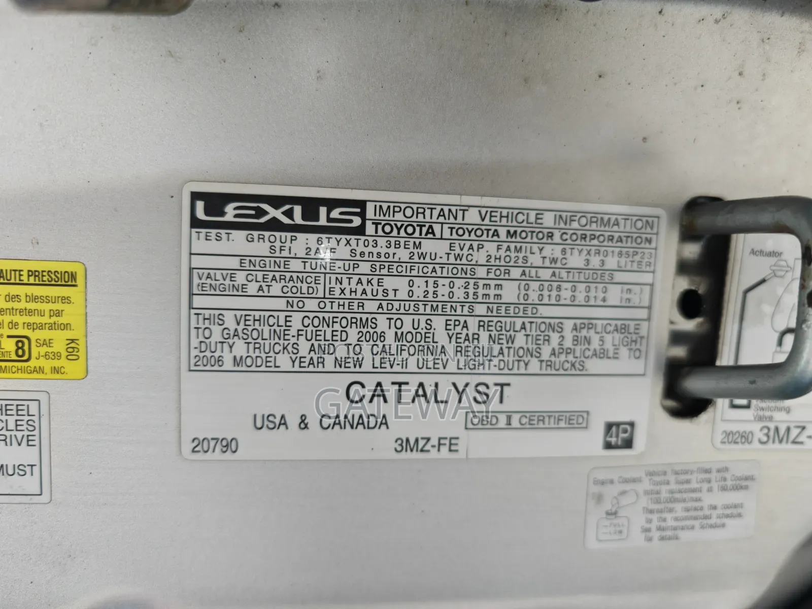 Lexus RX 2006 Silver