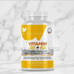 Oaklife Vitamin D3 + 5000 IU + 100mcg – 100 Softgels