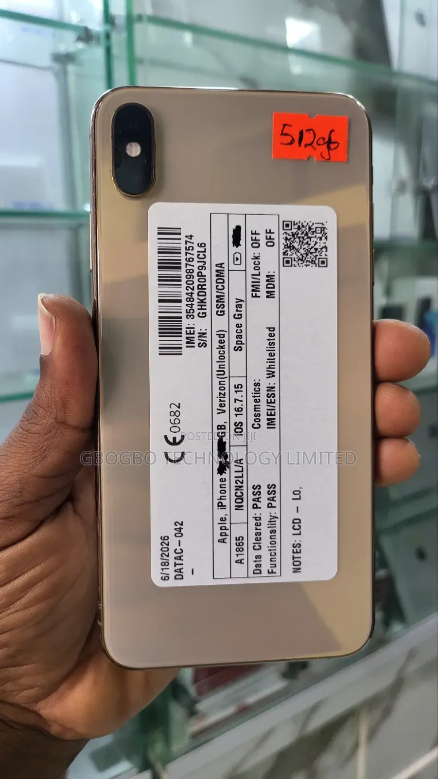 Apple iPhone XS Max 512 GB Gold