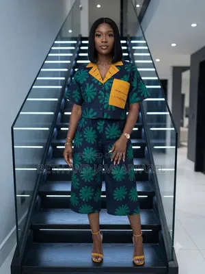 Cotton Adire 2 Piece Set