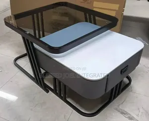 2 in 1 Glass and Mabel Center Table