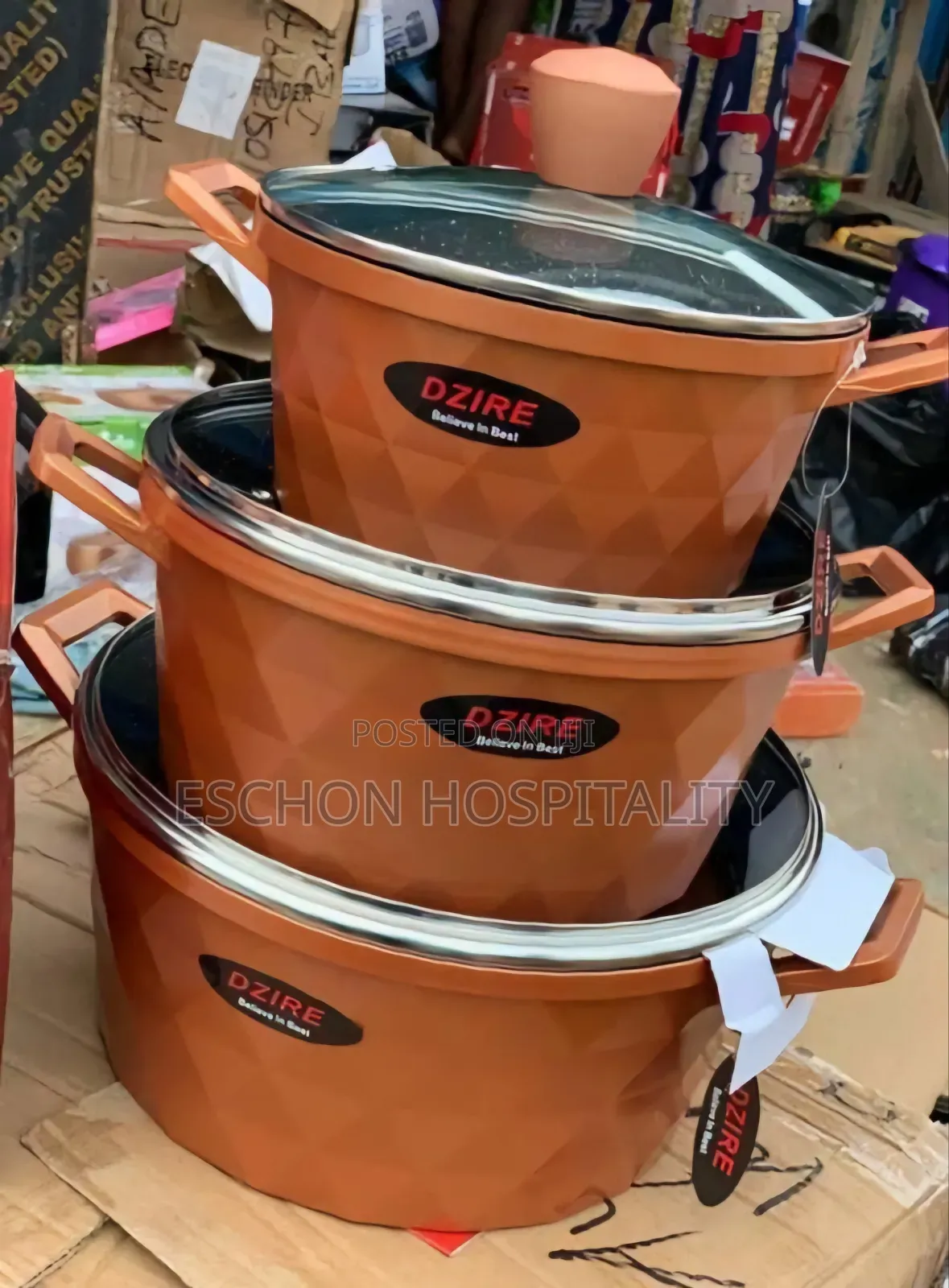Quality Granite Non-Stick Pot 3 Set