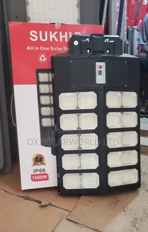 SUKHIG 1500W Solar Street Light | All-in-One | IP66 | 2 Years Warranty