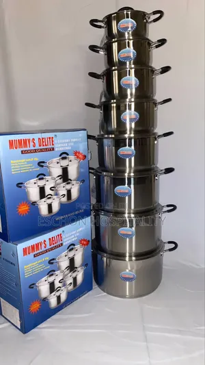 8pcs Long Lasting Stainless Steel Cookware Set